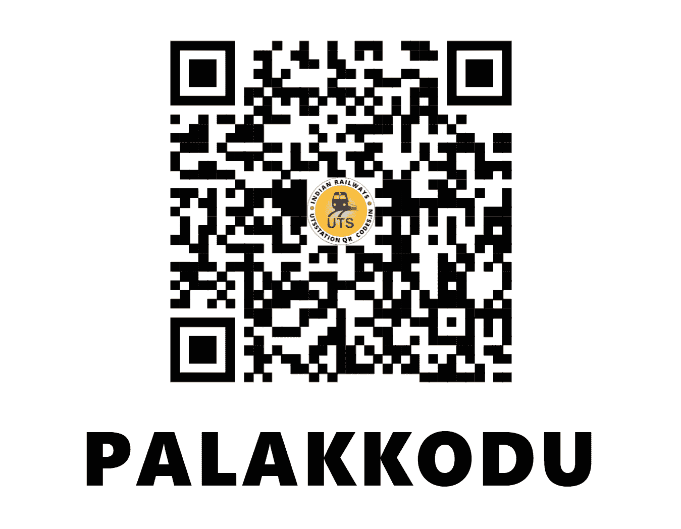 UTS QR Code for PALAKKODU - PCV (SW - TAMIL NADU)